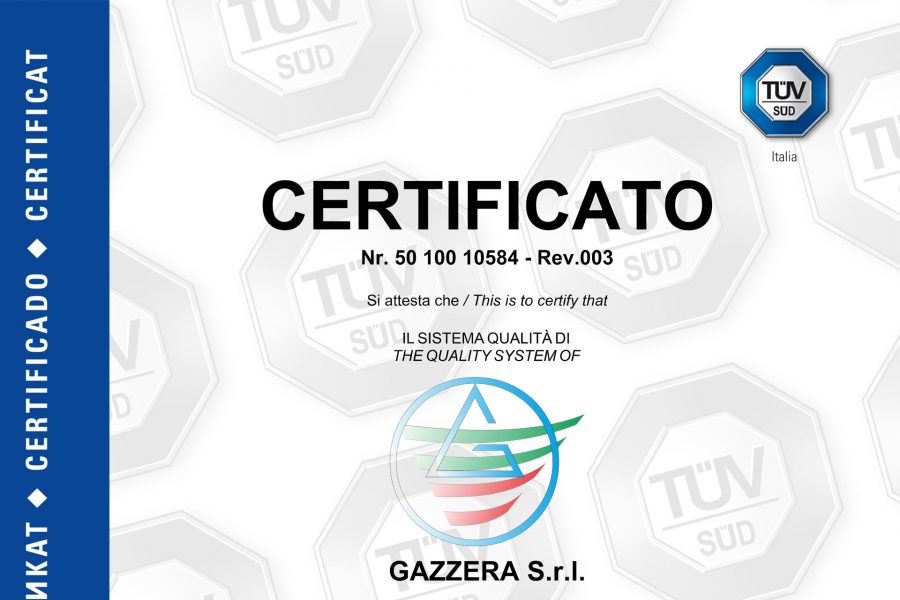 TUV certificate