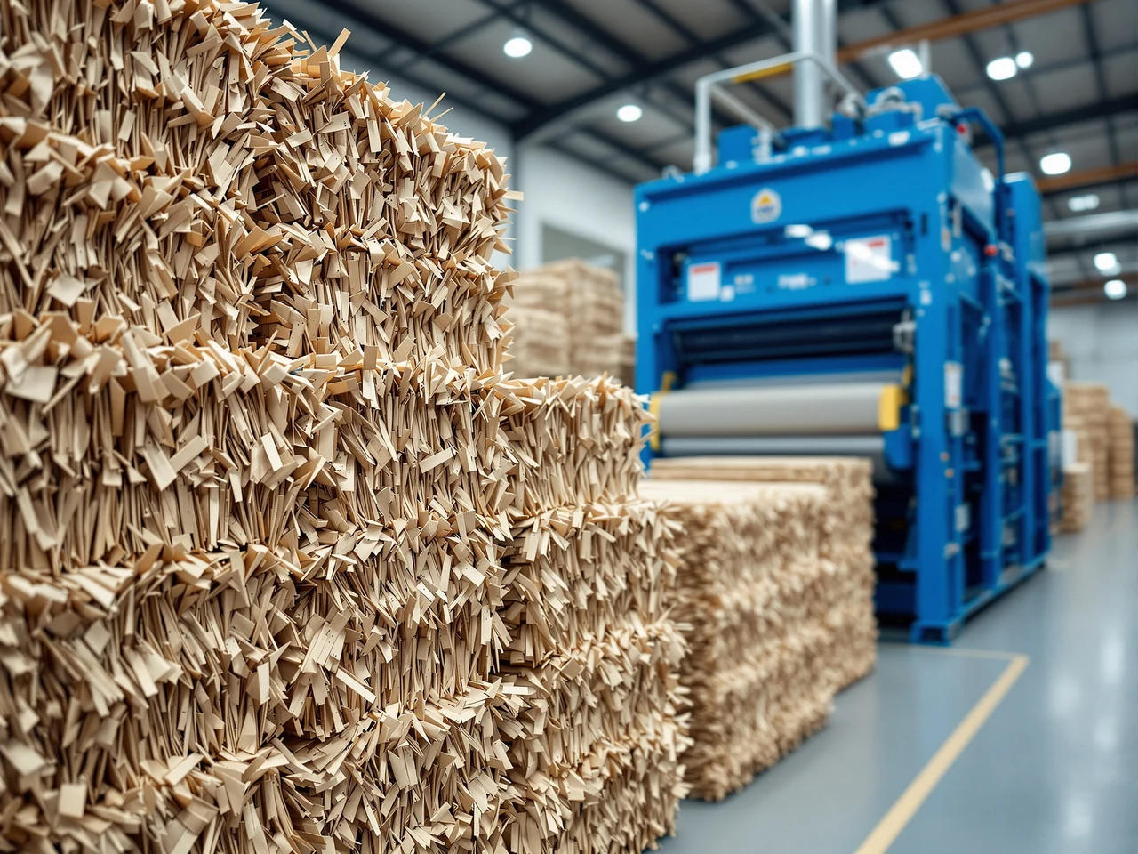 Illustration of hydraulic power packs for waste and recycling (generated image)